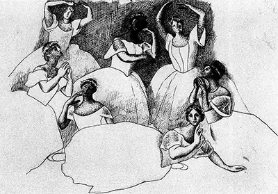 Seven Ballerinas II Pablo Picasso